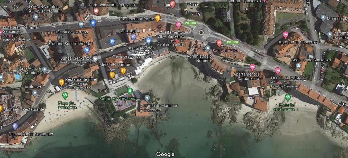 Apartamento Antopa Con Entrada Directa A La Playa - Karkava Travel Sanxenxo Ngoại thất bức ảnh